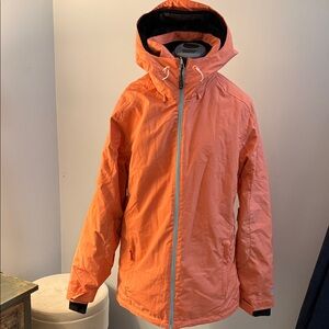 Women's Vibrant Orange Ski Jacket